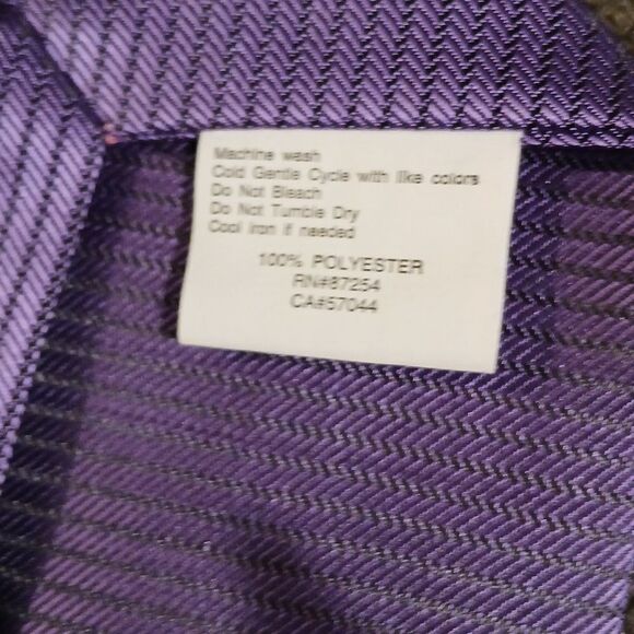 Men's light purple tie - Picture 3 of 3